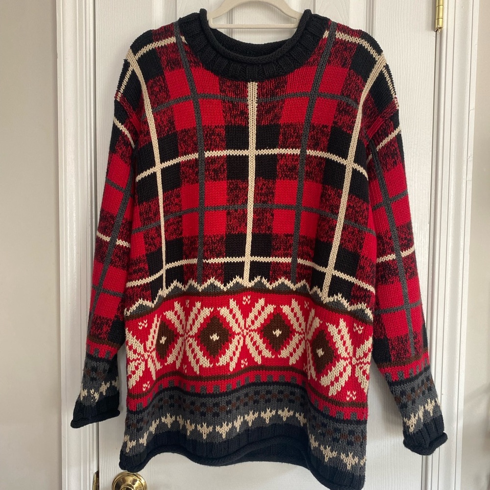 METROPOLITAN NEW YORK 10001 THICK KNIT PULLOVER SWEATER